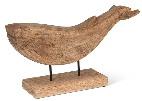SWIMMING WHALE ON A STAND