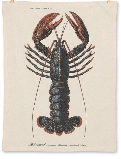 LOBSTER PRINT TEA TOWEL