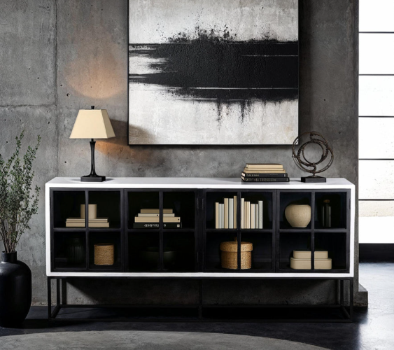 CAGED SIDEBOARD