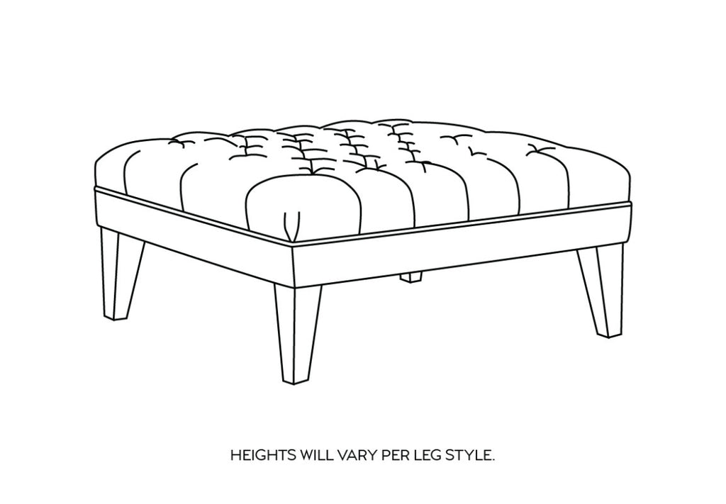 BIRMINGHAM TUFTED OTTOMAN