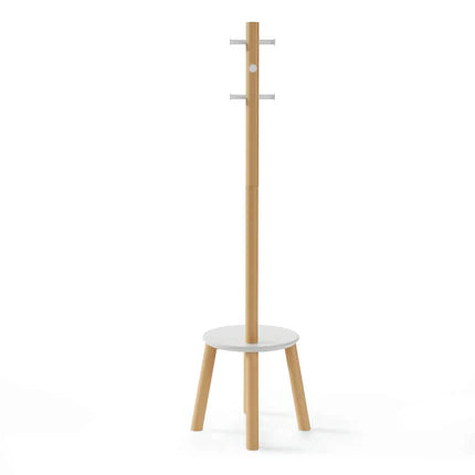 PILLAR STOOL AND COAT RACK