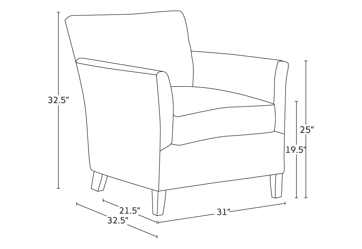 CLARISSA ACCENT CHAIR