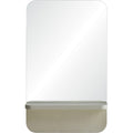 SAUNDERS MIRROR W/SHELF