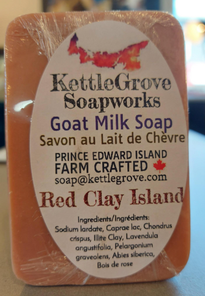 REDCLAY LOBSTER GOATS MILK SOAP
