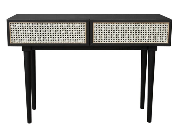 CANE CONSOLE TABLE