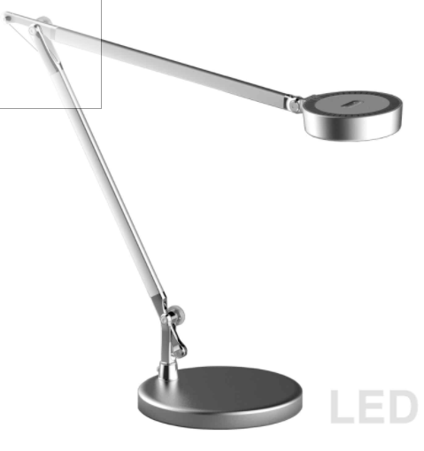 SILVER DESK LAMP