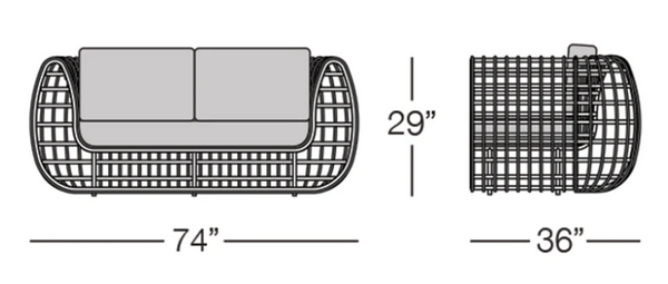 NEST  LOVESEAT