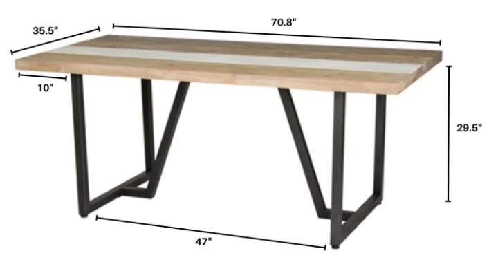METRO HAVANA DINING TABLE