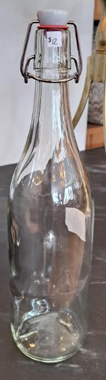 RESUSABLE GLASS BOTTLE