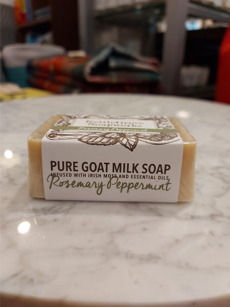 ROSEMARY PEPPERMENT GOATS MILK SOAP