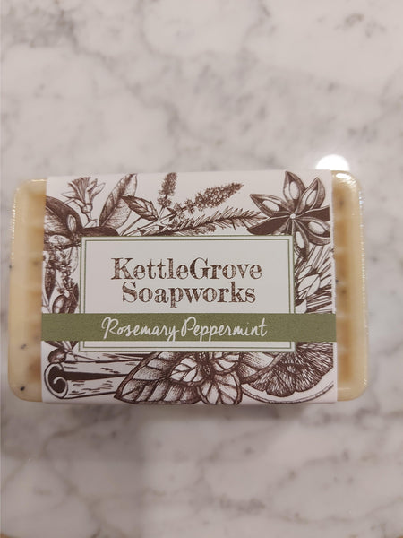 ROSEMARY PEPPERMENT GOATS MILK SOAP